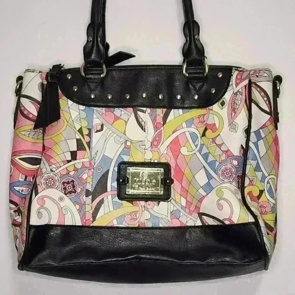 Nicole by Nicole Miller Multi Color Casey Handbag‎
